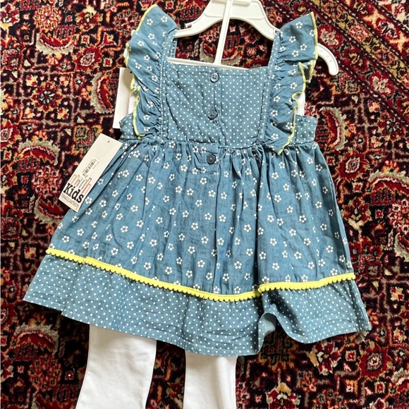 NWT Girls 3T set, Spring Summer Dress - Picture 3 of 3